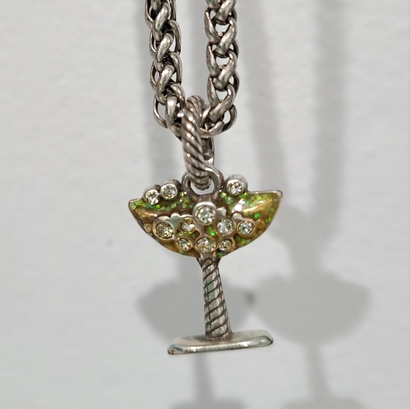 Brighton Wine Charm Necklace - Picture 6 of 8